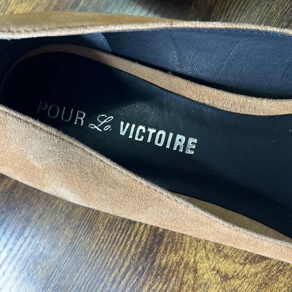Women’s Pour La Victoire Loafers Carmel and Yellow 8.5 - Picture 5 of 6